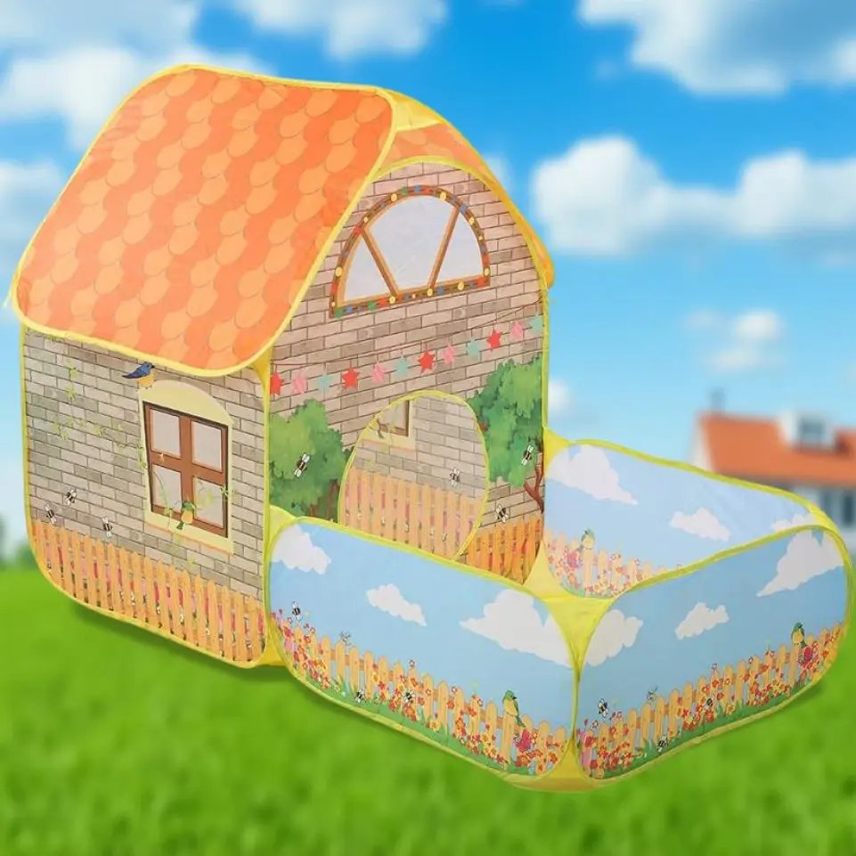 1052.Jpg Toddler Playhouse And Playpen 1 - Image 1