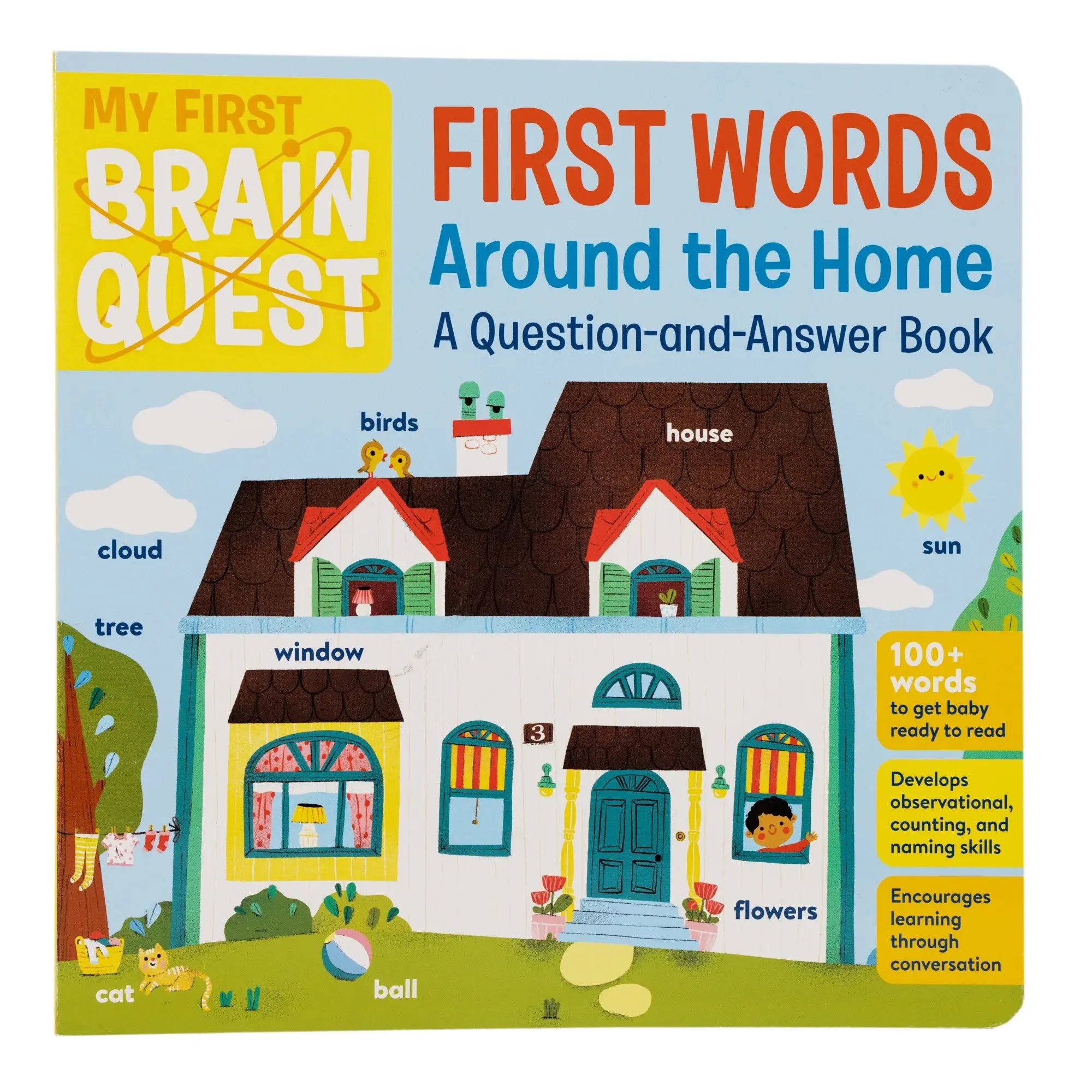 1215-1.Jpg First Words Around The Home A Question-And-Answer Book My First Brain Quest - Image 1