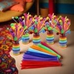 STEM PIPE CLEANER TWIST  STICK DIY FOR KIDS PCS