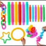 KIDS DIY POP TUBES PIPES FIDGET PCS