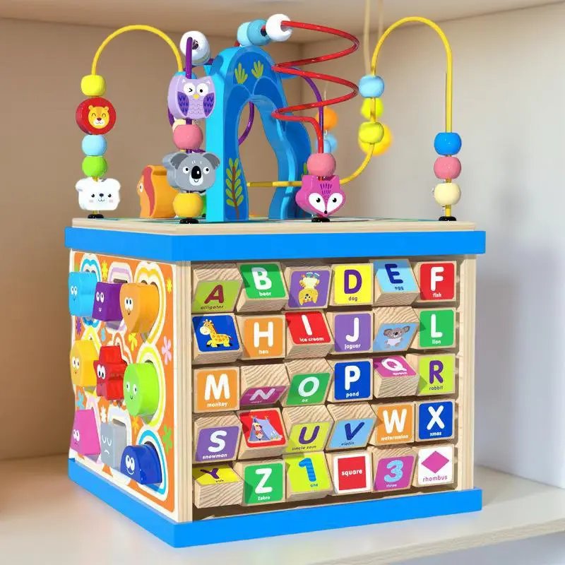 1295.Jpg Multifunctional Montessori Activity Box For Toddlers - Image 1