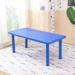 RECTANGLE 120 CM PRESCHOOL TABLE  METALLIC LEG