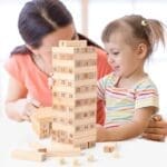 WOODEN STACK HIGH BLOCKS FAMILY GAME