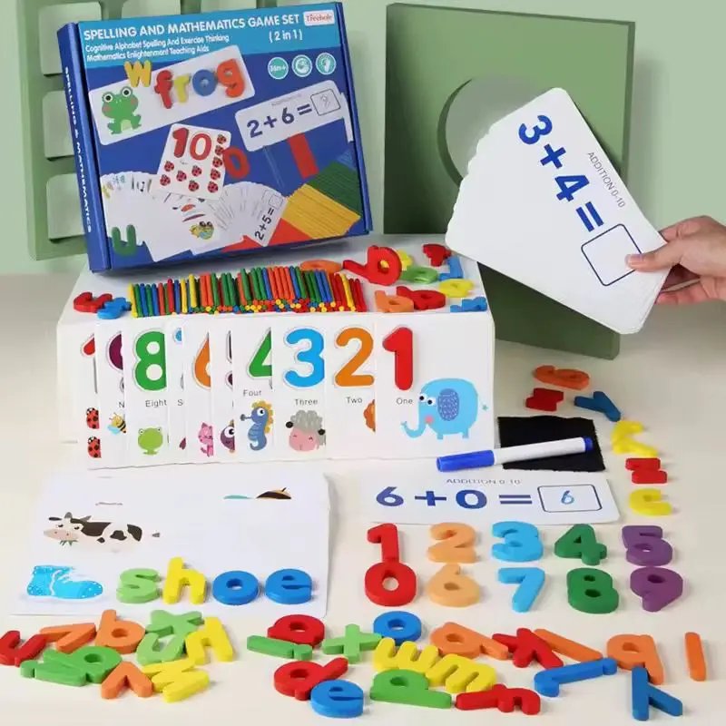 1336-1.Jpg Kids Spelling And Mathematics Game Set - Image 1