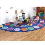CLASSROOM MONTESSORI LEARNING MAT FOR PRESCHOOLS AND HOMES (SEMI-CIRCLE)