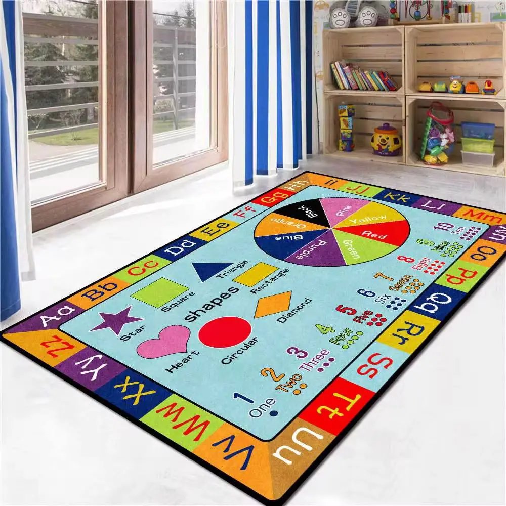 1369-1.Jpg Classroom Montessori Learning Mat For Preschools And Homes (Rectangle) - Image 1