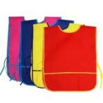 DIY ART DOUBLE POCKET KIDS APRON 8PCS PACK