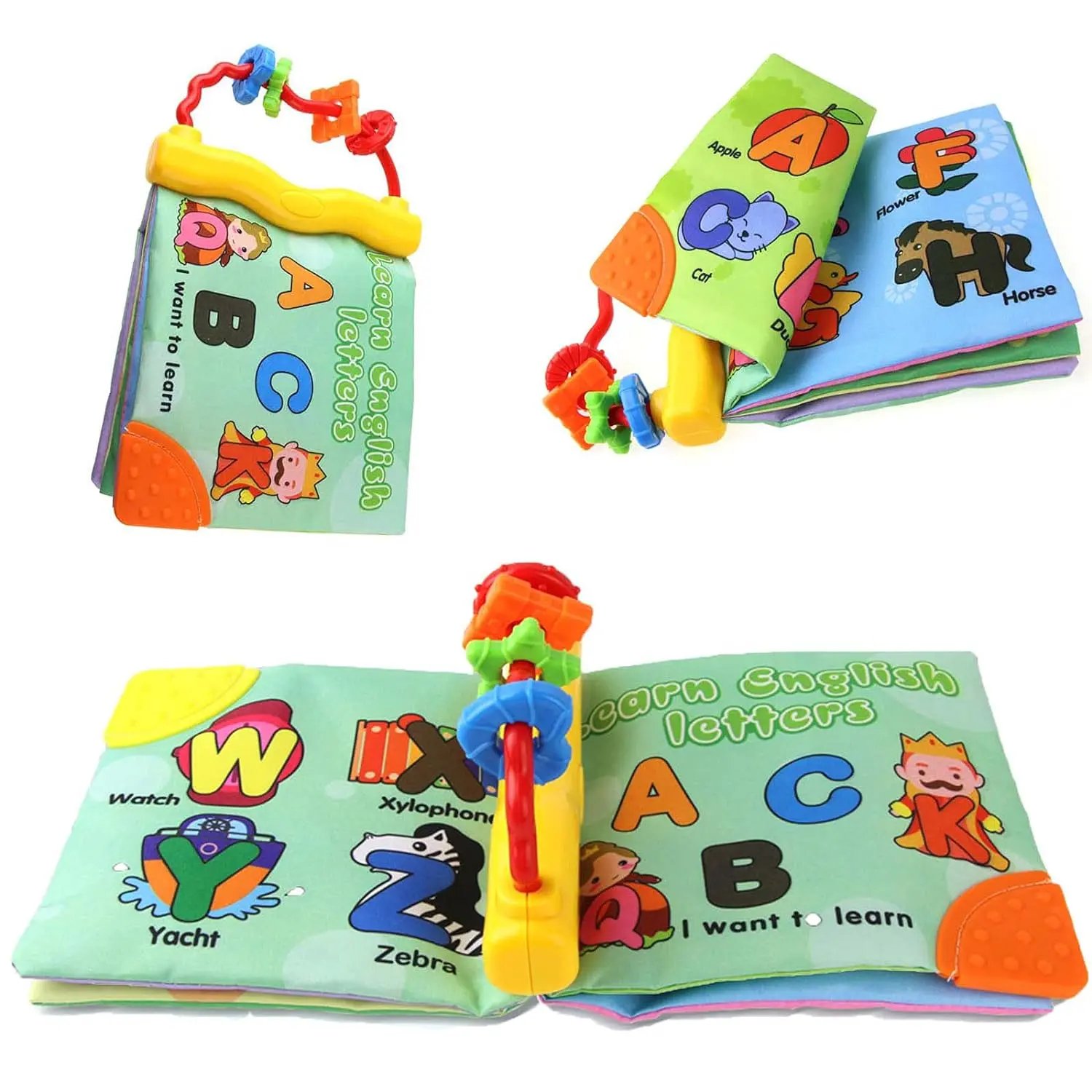 677.Jpg Fabric Learn English Letters - Image 1