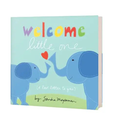 684.Jpg Fabric Welcome New Baby - Image 1