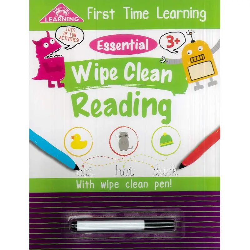 689.Jpg First Time Leaning Wipe Clean Reading - Image 1