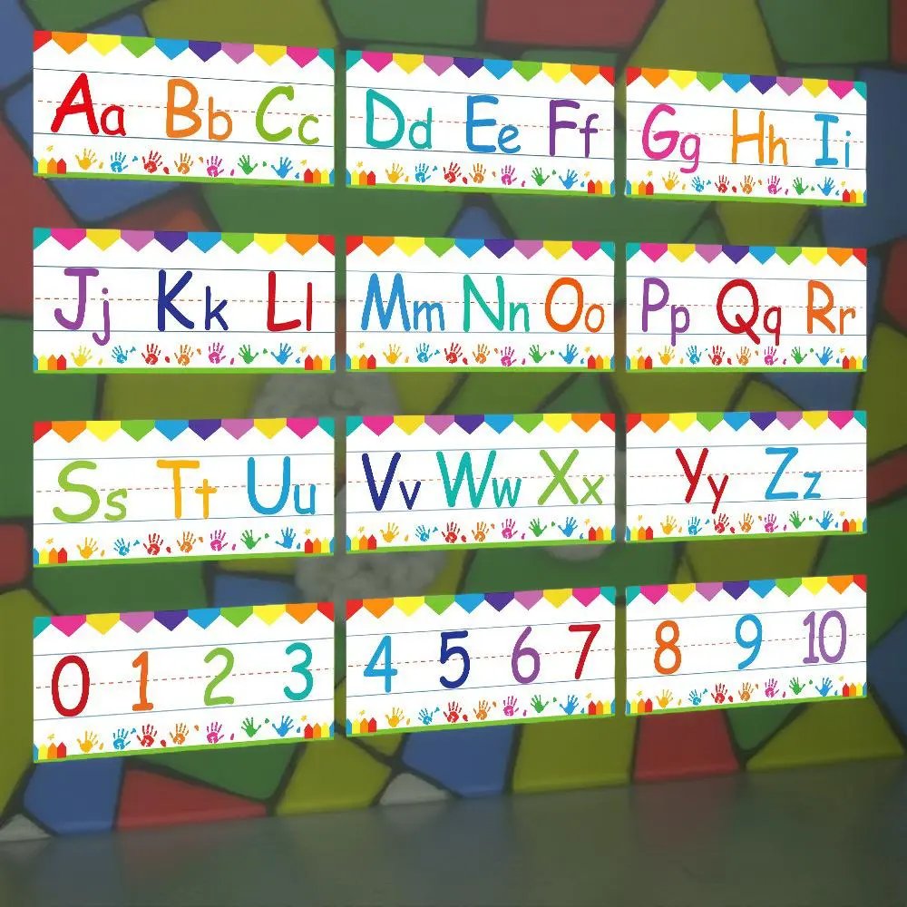 894.Jpg Abc And 123 Wall Stickers 12Pcs Pack - Image 1