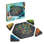 Chain Triangle Chess Game,  Mini Plastic Chain Chess Puzzle