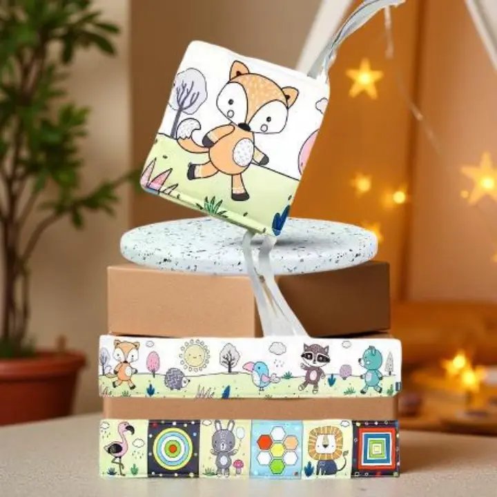 917.Jpg Fabric Cot Fox Contrast - Image 1