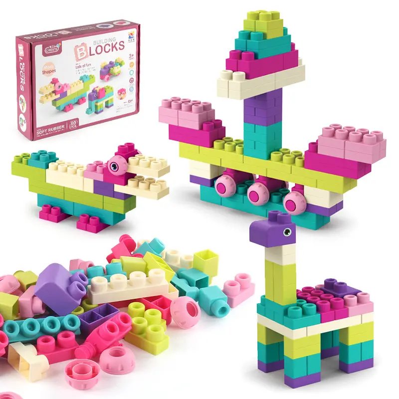 959.Jpg Soft Rubber Building Blocks - Image 1