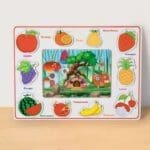 WOODEN PUZZEL FRUIT JIGSAW
