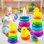 BABY STACKING RINGS DUCK TOY