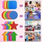 20pcs 4 Shapes classroom Carpet Markers