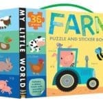 Farm Jigsaw Puzzle and Sticker Book