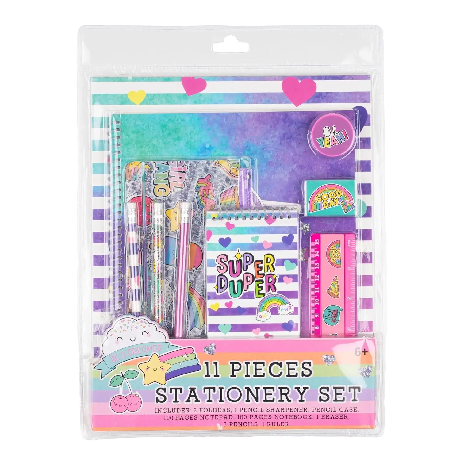 1479.Jpg 11 Pcs Cute Stationery Set - Image 1