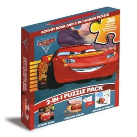DISNEY PIXAR CARS 3 (2 IN 1 PUZZLE PACK)