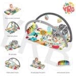 7-in-1 Multifunctional Baby Musical Piano  Activity Gym