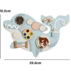 DOLPHIN SENSORY WALL  ACTIVITY BOARD