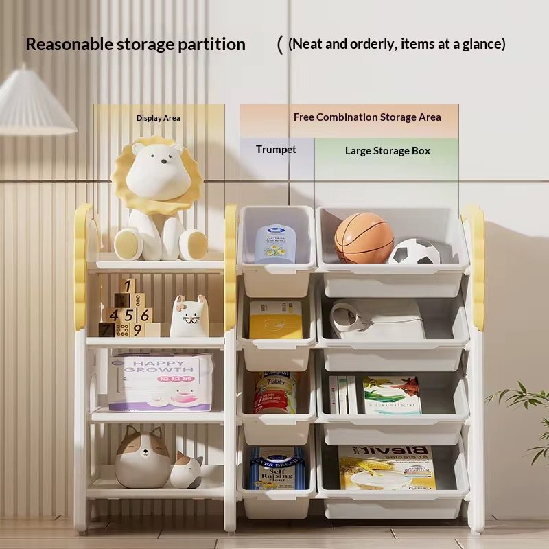 2-IN-1 TOY SHELF AND ORGANISER