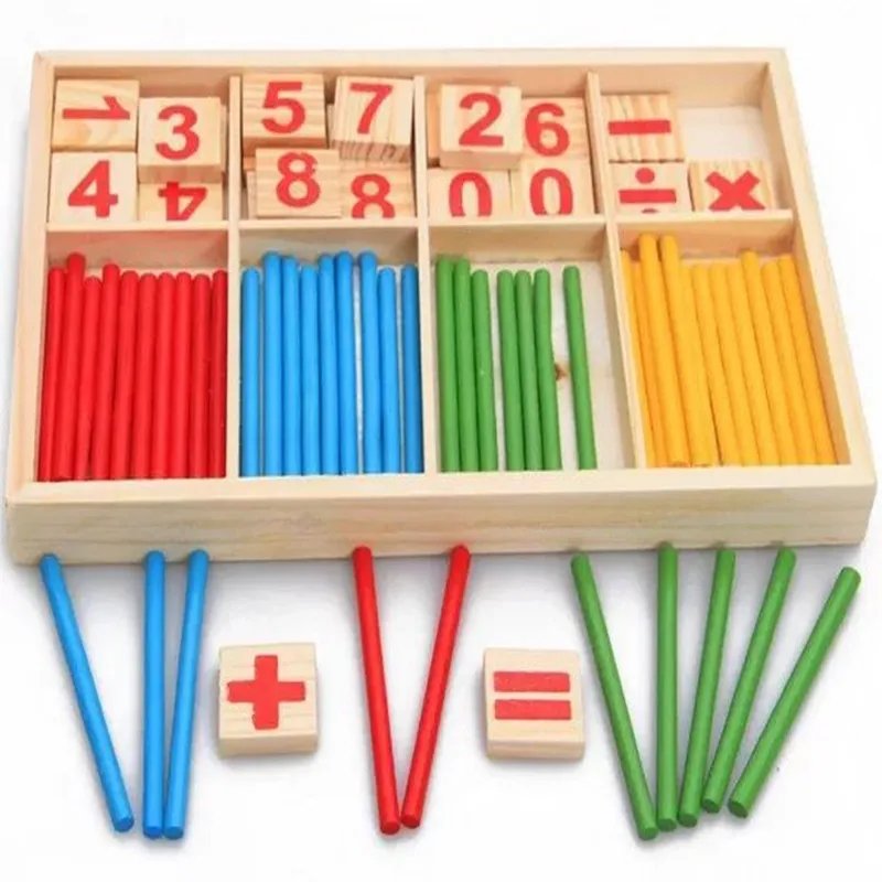 Mathematical intelligent stick for preschool counting