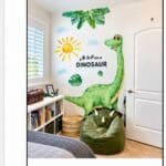[SKP03371] Classroom Wall Sticker DINO Theme size:  139*119cmcm